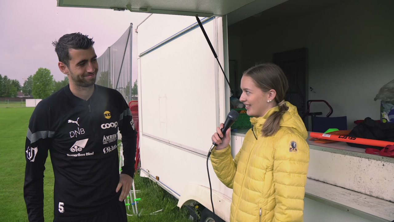 Celine intervjuer Vetle Dragsnes